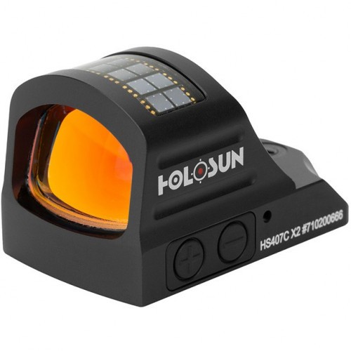Прицел коллиматорный Holosun Open Reflex Micro 407C 1X16X23 IR FP (HS407C X2) Открытый DOT 2 MOA