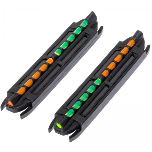 Мушка магнитная HiViz TO350 2 в 1 на вентилируемую планку 5.5 - 8.3 мм Зеленый / Красный