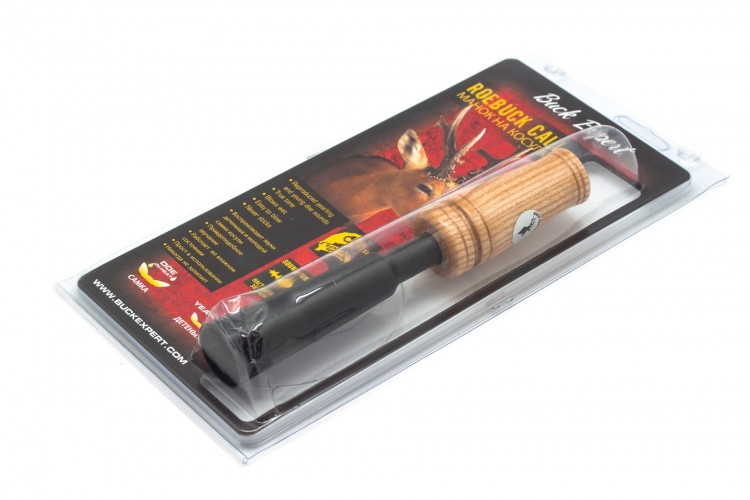 Манок духовой на косулю (крик самки, крик детеныша) Buck Expert 67RB Дерево / Пластик