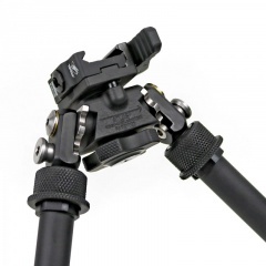 Сошки телескопические Atlas PSR BT47-LW17 быстросьемные на Picatinny 16-32 см Чёрный