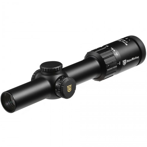 Прицел оптический Nikko Stirling Boar Eater 1-4X24 IR SFP FP WP (NSBE1424) Сетка №4Dot