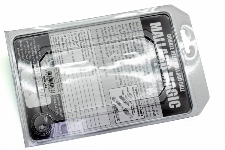 Манок духовой на утку крякву Buck Gardner Mallard Magic Cajun Style Ring MMG-CG-S Зелёный / Дымчатый