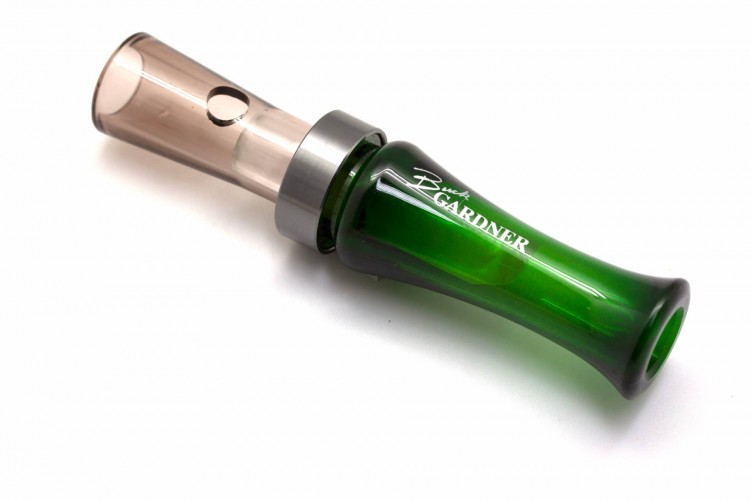 Манок духовой на утку крякву Buck Gardner Mallard Magic Cajun Style Ring MMG-CG-S Зелёный / Дымчатый