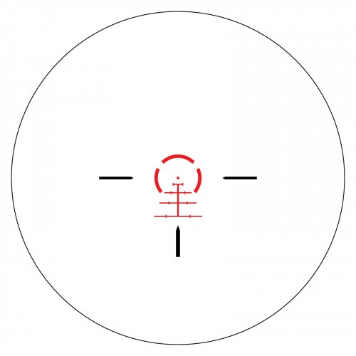 Прицел оптический Vortex Strike Eagle 1-8X24 IR SFP FP WP (SE-1824-1) Сетка AR-BDC2