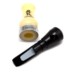 Манок духовой 2 в 1 (уточка чирок и шилохвость) Reyoka Camurcun Белый / Чёрный