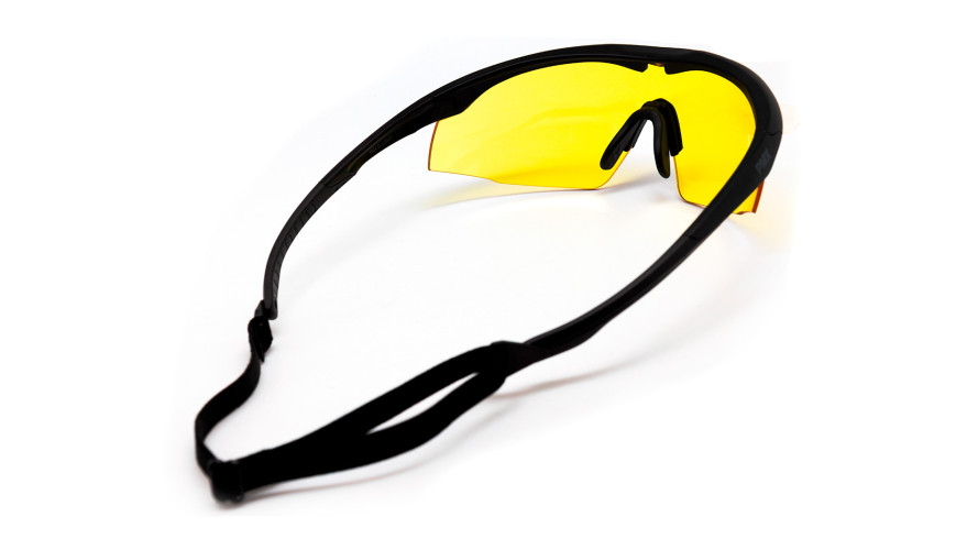 Очки баллистические стрелковые PMX Elder G-1230ST Anti-fog Желтые 89%