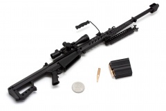 Модель сувенирная в виде оружия Microgun L Barrett M82 Снайперская винтовка Черный