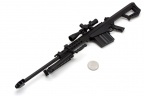 Модель сувенирная в виде оружия Microgun L Barrett M82 Снайперская винтовка Черный