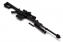 Модель сувенирная в виде оружия Microgun L Barrett M82 Снайперская винтовка Черный