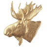 Значок Лось Латунь