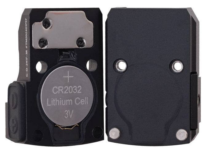 Прицел коллиматорный Gaut Tourmaline 1x24x17 Открытый DOT 3 МOA на Weaver/Picatinny