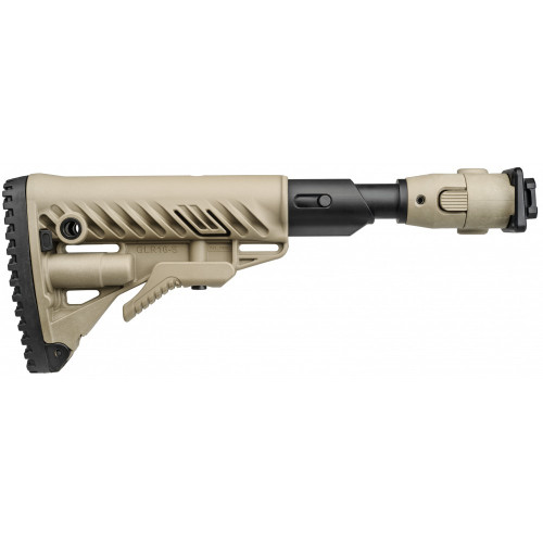 Приклад телескопический Fab Defense M4-AKS P SB с амортизатором для АКС-74У Койот
