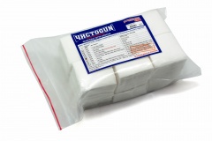 Патч-салфетка фланелевый для чистки оружия ЧИСТОGUN 45x45-500 | Кал. .25-.35 | 45х45 мм Белый 500 шт