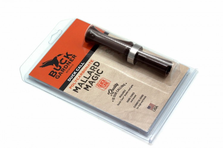 Манок духовой на утку крякву Buck Gardner Mallard Magic Cajun Style Ring MMG-BRW Коричневый