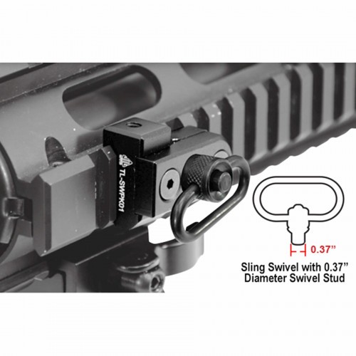 Адаптер Leapers UTG TL-SWPK01 для QD-антабок D=9.3 мм на Keymod и Weaver / Picatinny