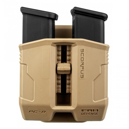 Пенал двойной поворотный Fab Defense PG-9S SC-PG9SG для Glock 9 мм Бежевый