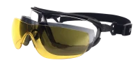 Очки баллистические стрелковые PMX Power G-7700 KIT Прозрачные 96% Жёлтые 89% Серые 23%