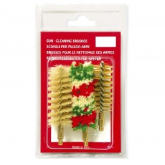 Ерш щетинный для чистки оружия Stil Crin 88A_20 для .20 калибра Папа М5 шерсть нейлон латунь 3 шт