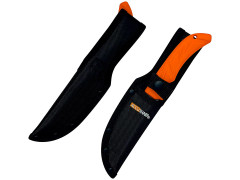 Нож AccuSharp AccuZip Skinning Knife, шкуросъемный, сталь 420, нейлоновый чехол, оранжевый