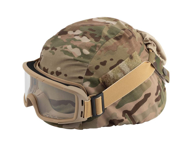 Очки-маска баллистические тактические ShotTime Puma, защитная, оправа хаки, линза прозрачная