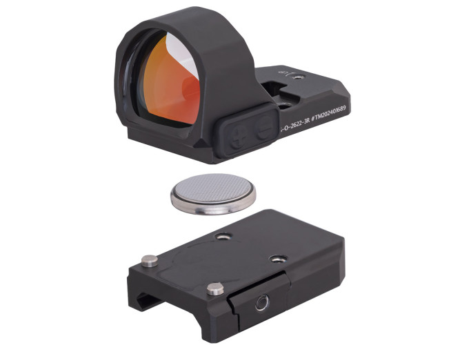Прицел коллиматорный Gaut Tourmaline 1x26x22 Открытый DOT 3 МOA на Weaver/Picatinny