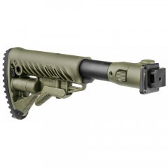 Приклад телескопический Fab Defense M4-AKS P для АКС-74У Зелёный