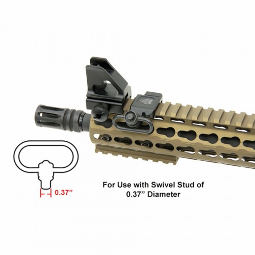 Адаптер Leapers UTG TL-SWPM01 с наклоном для QD-антабок D=9.3 мм на Weaver / Picatinny