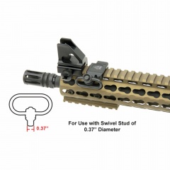 Адаптер Leapers UTG TL-SWPM01 с наклоном для QD-антабок D=9.3 мм на Weaver / Picatinny