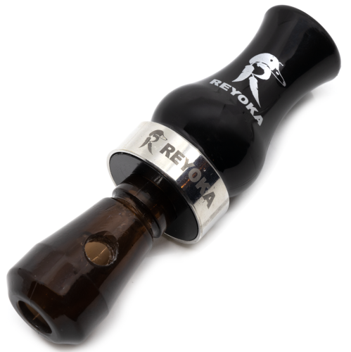 Манок духовой 2 в 1 (уточка чирок и шилохвость) Reyoka Camurcun Чёрный / Дымчатый