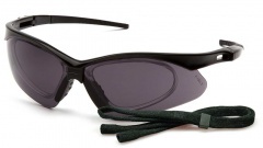 Очки баллистические стрелковые Pyramex PMXTREME SB6320STRX Anti-fog Diopter Серые 23%