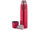 Термос для напитков THERMOS FBB-1000 Red 1L, нержавеющая сталь, клапан, крышка-чашка, красный