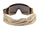 Очки-маска баллистические тактические ShotTime Puma, защитная, оправа хаки, линза серая