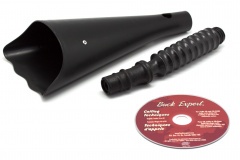 Манок духовой на лося 5в1 Buck Expert X-Trem 69XT-T с рупором и обучающим пособием пластик Чёрный