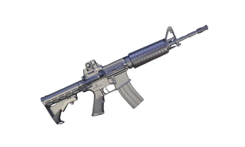 Модель сувенирная в виде оружия Microgun L M4A1 телескопический приклад стандартный прицел
