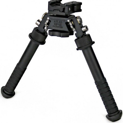Сошки телескопические Atlas V8 BT10-LW17 быстросьемные на Picatinny 13-24 см Чёрный