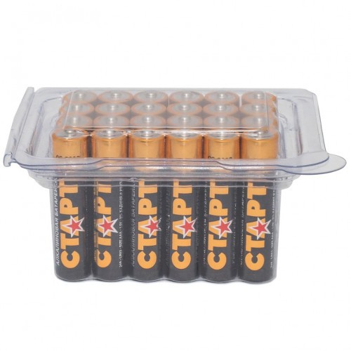 Батарейки алкалиновые Старт LR6-PLB24 Тип LR6 (AA) 1.5V 24 шт