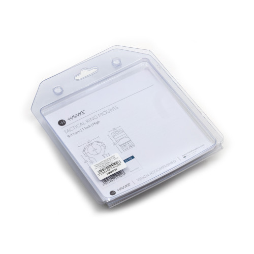 Кольца для прицела Hawke Tactical (24102) D=25.4 мм H=17 мм на Призму (9-11 мм) 2 шт | Высокий 2 шт