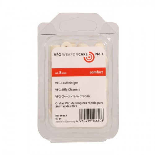 Патч войлочный для чистки оружия VFG 66853 для .338 калибра 50 шт