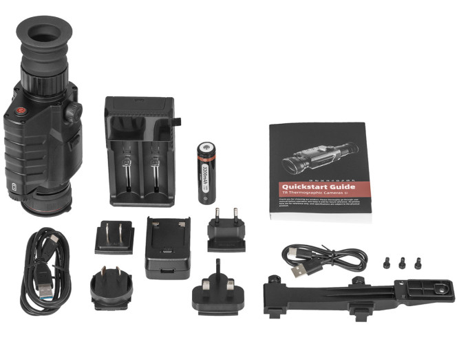 Прицел тепловизионный Guide TR420 2.4-9.6X25 (TR420) M-384X288 Дальномер, WIFI на Weaver / Picatinny