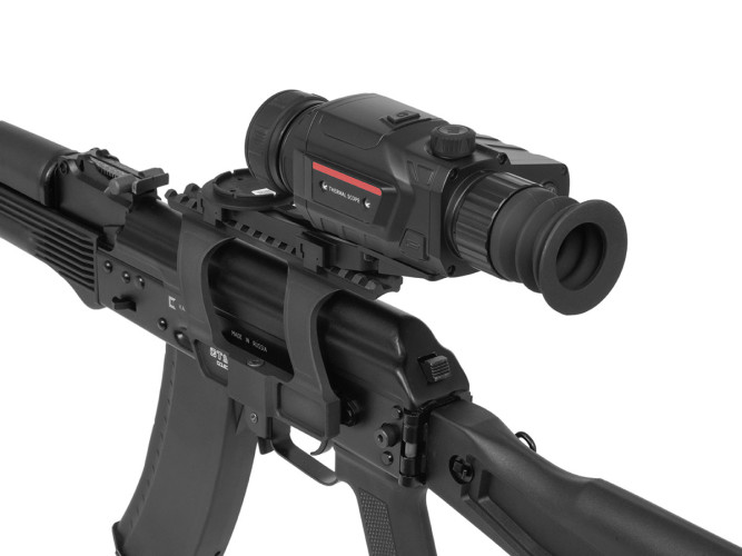 Прицел тепловизионный Guide TR420 2.4-9.6X25 (TR420) M-384X288 Дальномер, WIFI на Weaver / Picatinny