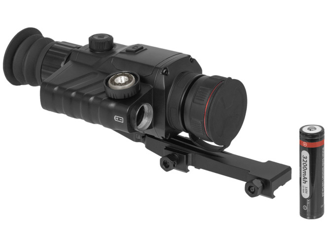 Прицел тепловизионный Guide TR420 2.4-9.6X25 (TR420) M-384X288 Дальномер, WIFI на Weaver / Picatinny