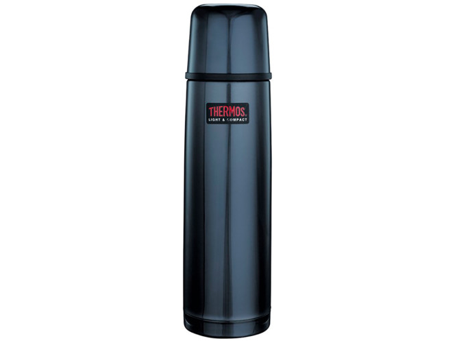 Термос для напитков THERMOS FBB-500 BC Midnight Blue 0.5L, нержавеющая сталь, клапан, крышка-чашка, синий "ночное небо"