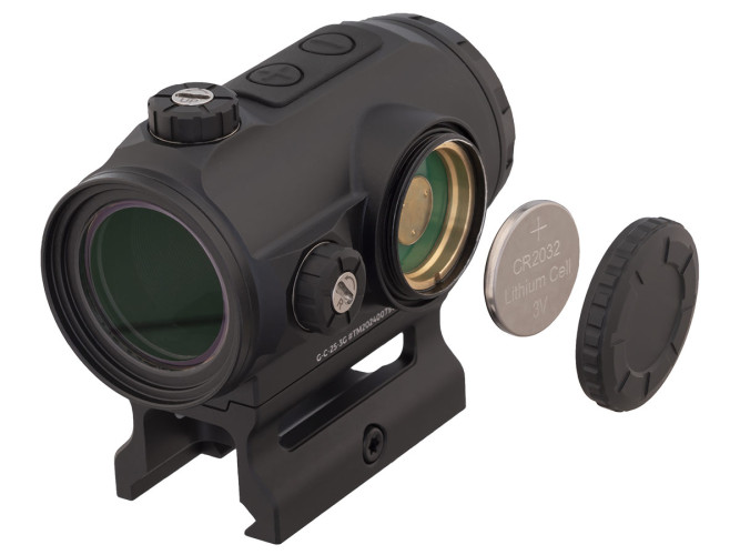 Прицел коллиматорный Gaut Tourmaline 1x25 Закрытый DOT 3 МOA на Weaver/Picatinny