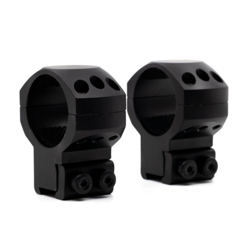 Кольца для прицела Hawke Tactical (24107) D=30 мм H=17 мм на Призму (9-11 мм) 2 шт | Высокий 2 шт