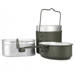 Котелок армейский RusForce Camping 1.5L Олива