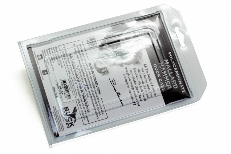 Манок духовой на утку крякву Buck Gardner Mallard Hammer Big Barrel MH-CG-S Зелёный / Дымчатый