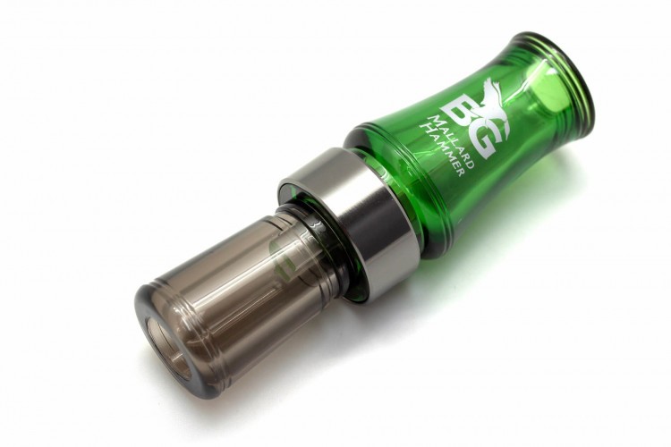 Манок духовой на утку крякву Buck Gardner Mallard Hammer Big Barrel MH-CG-S Зелёный / Дымчатый