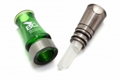 Манок духовой на утку крякву Buck Gardner Mallard Hammer Big Barrel MH-CG-S Зелёный / Дымчатый