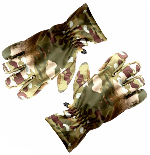 Перчатки Стикхант Хантер демисезонные непромокаемые полноразмерные Тёмный Мультикам