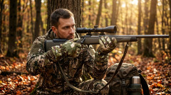 Перчатки Стикхант Хантер демисезонные непромокаемые полноразмерные Тёмный Мультикам